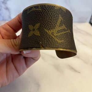 Up cycle Louis Vuitton Material Cuff